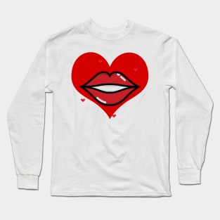 Love Lips Long Sleeve T-Shirt